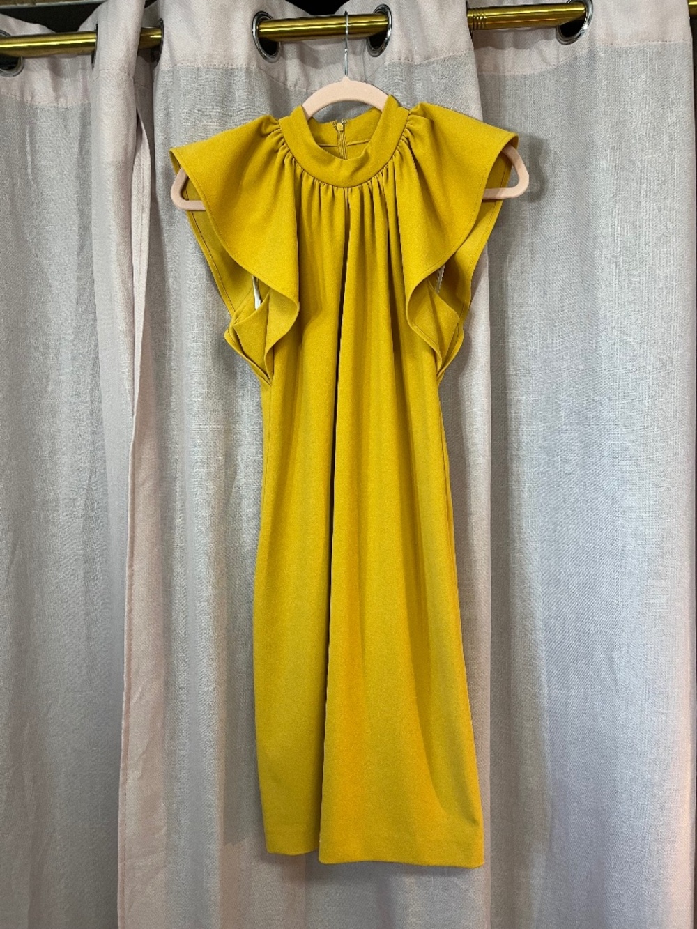 Calvin Klein Yellow Dress